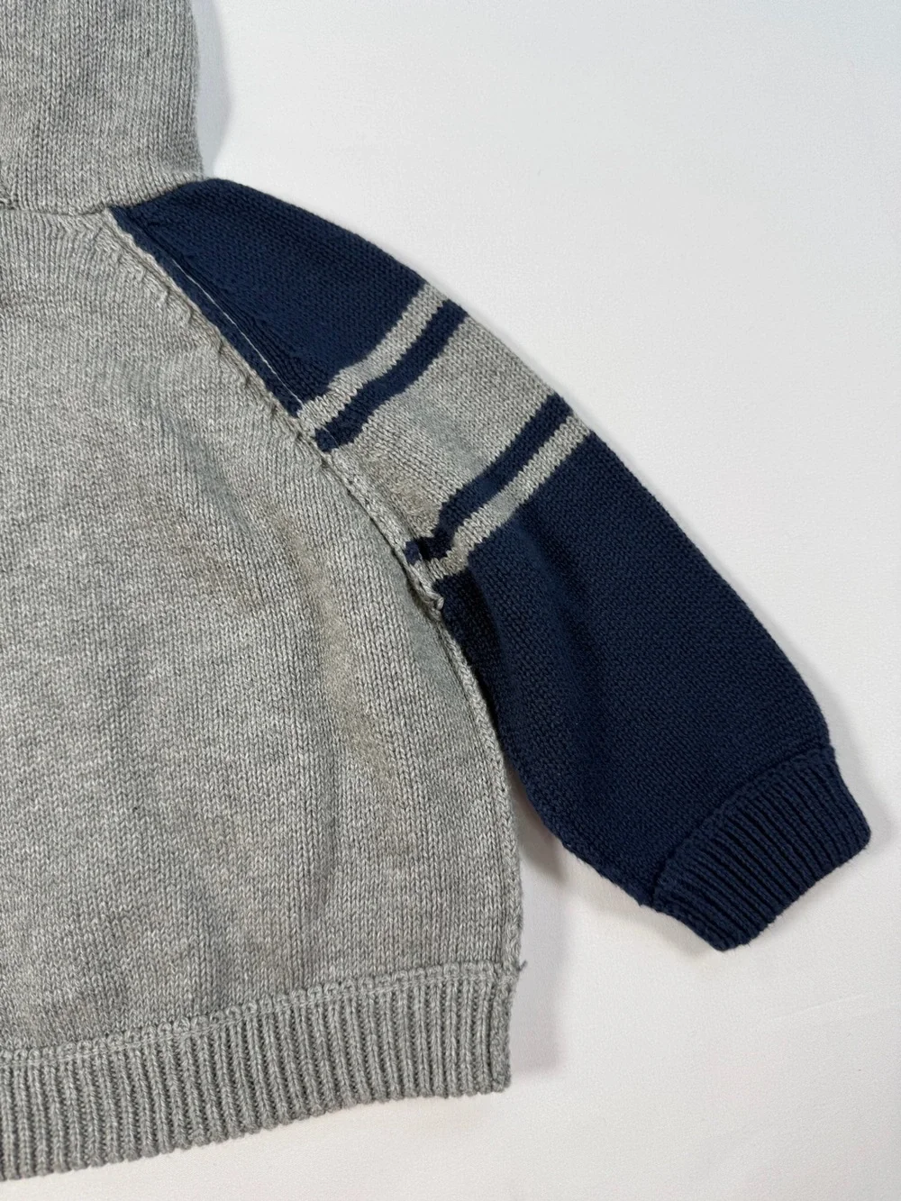 NWT OLD NAVY Y2K Varsity Sweater Hoodie Toddler 3-6M‎ Zip Up Rugby Preppy NEW